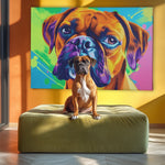 Pop Art Style Custom Pet Canvas