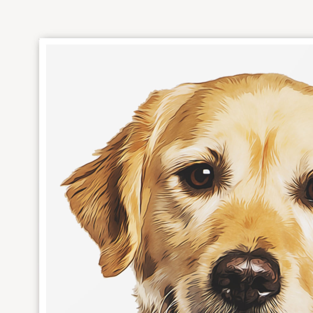 Minimal Custom Pet Portrait