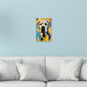 Basquiat Style Custom Pet Canvas