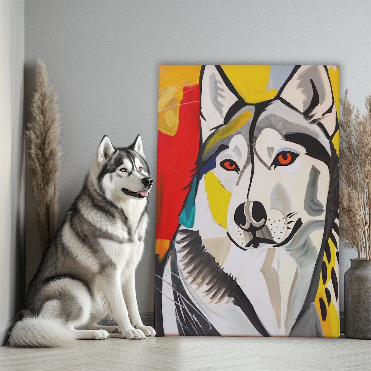 Picasso Style Custom Pet Canvas