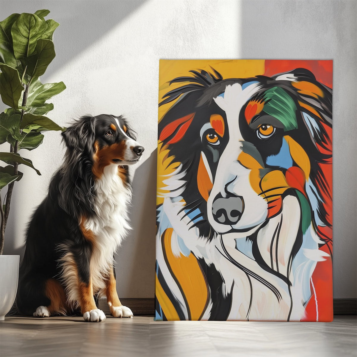 Picasso Style Custom Pet Canvas