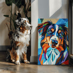 Cubism Style Custom Pet Canvas