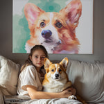 Painterly Style Custom Pet Canvas