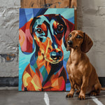 Cubism Style Custom Pet Canvas