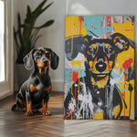 Basquiat Style Custom Pet Canvas