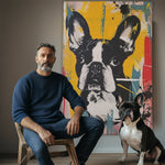 Basquiat Style Custom Pet Canvas