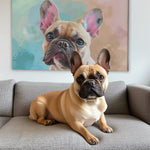 Painterly Style Custom Pet Canvas