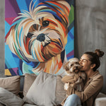 Cubism Style Custom Pet Canvas