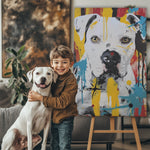 Basquiat Style Custom Pet Canvas