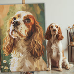 Whimsical Realism Style Custom Pet Canvas