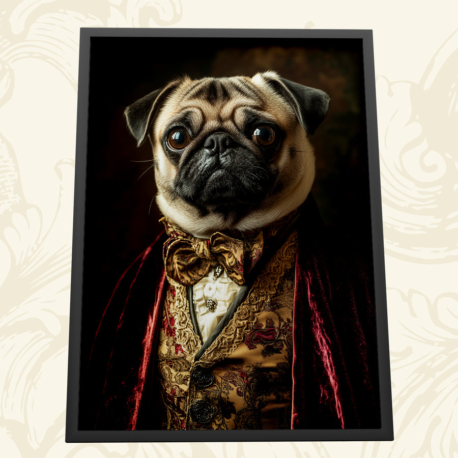 The Nobleman Custom Pet Portrait