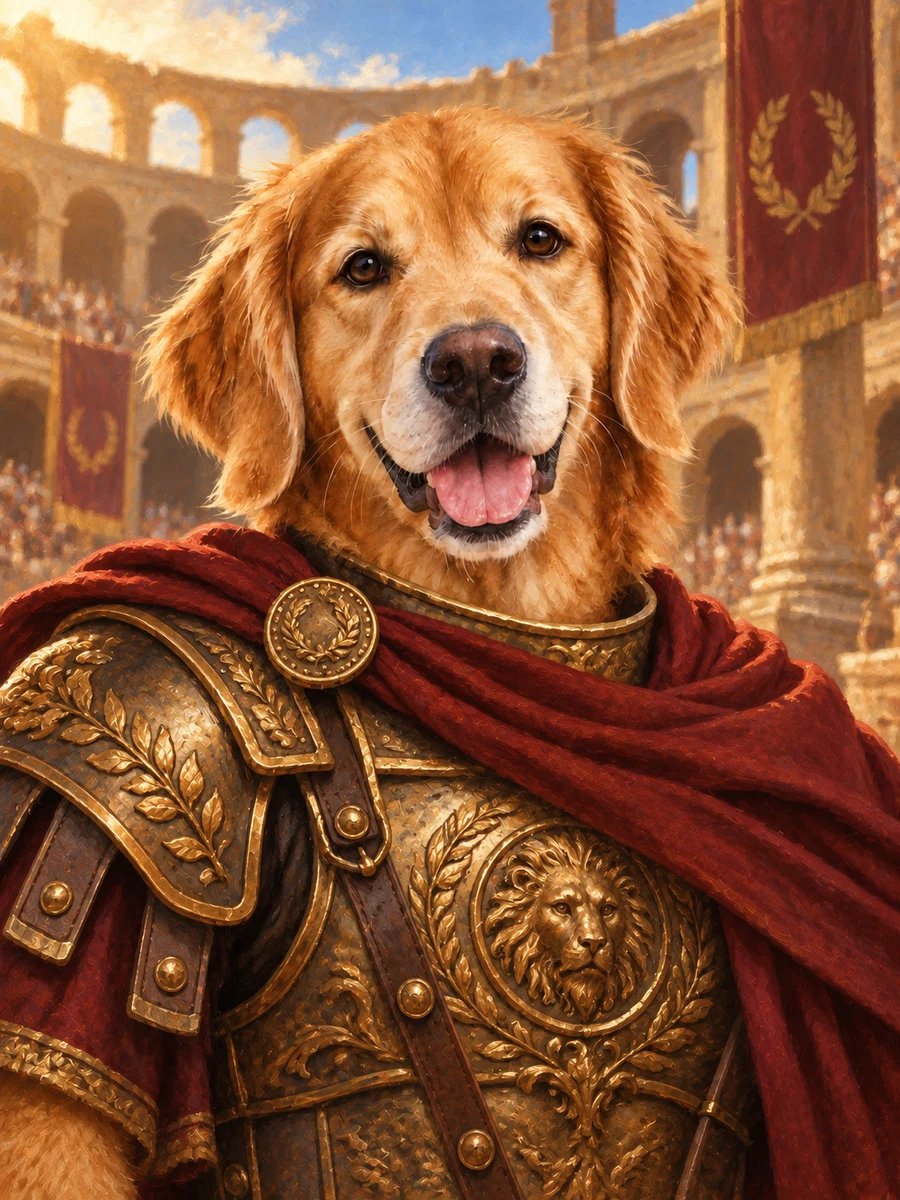 The Gladiator sample pet illustration