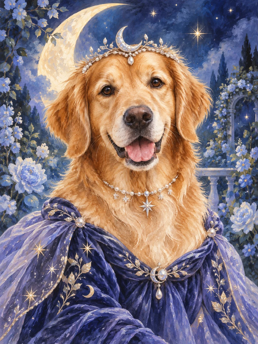 The Moon Princess sample pet illustration