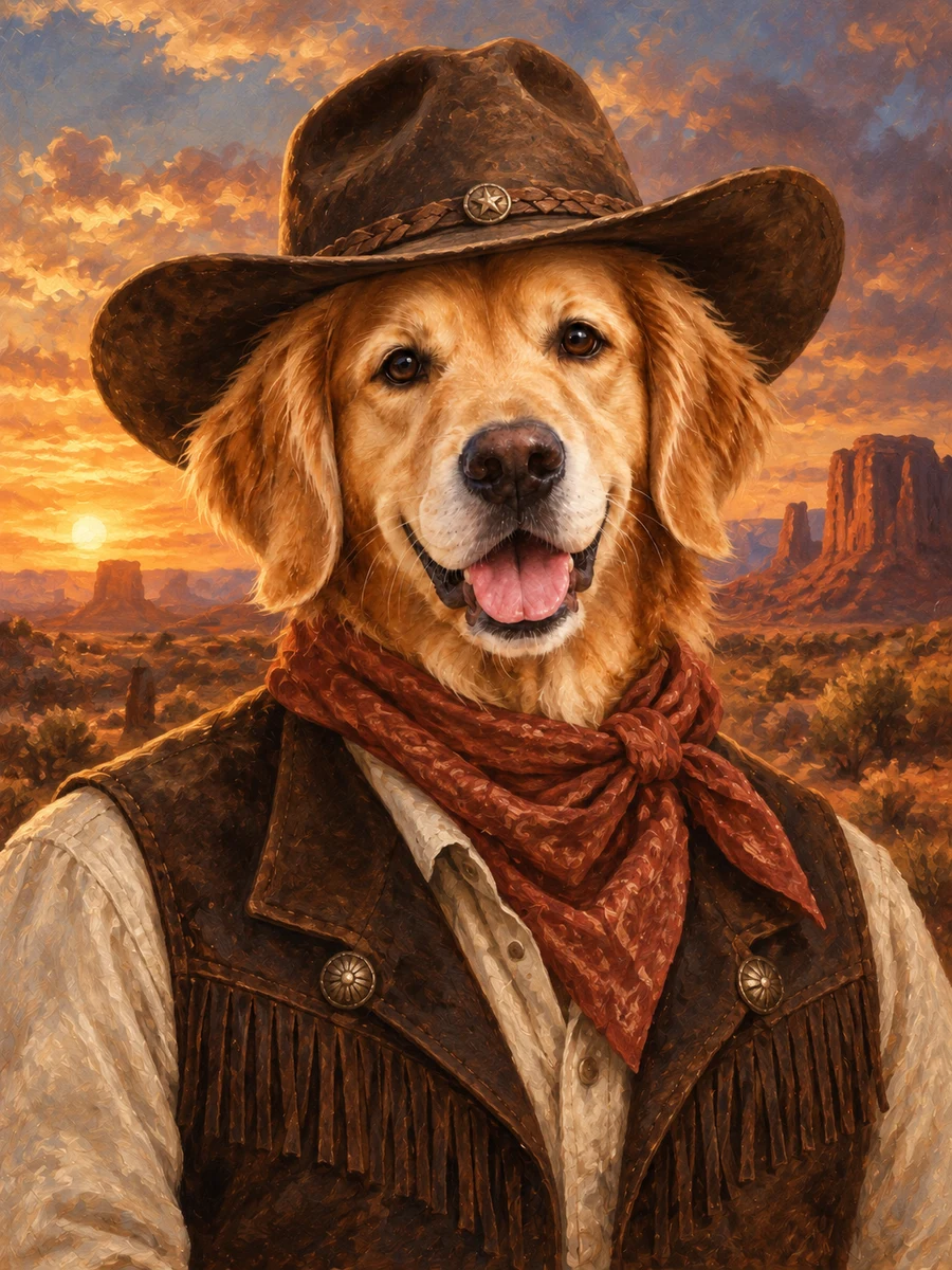The Outlaw sample pet illustration