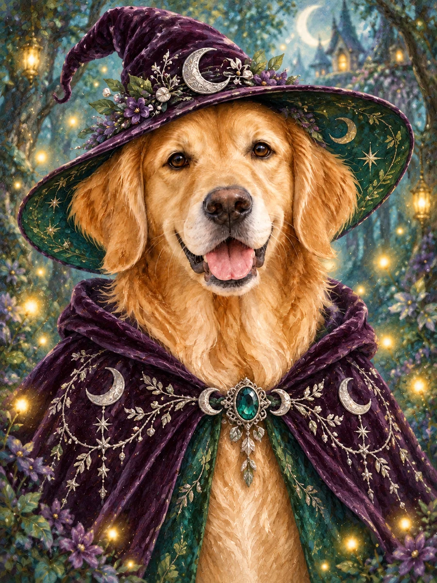 The Sorceress sample pet illustration